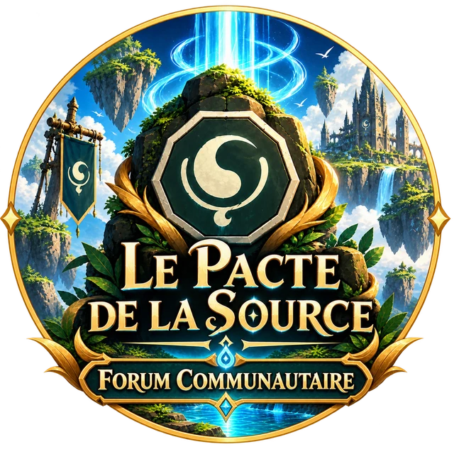 Logo officiel du Forum communautaire — Le Pacte de la Source